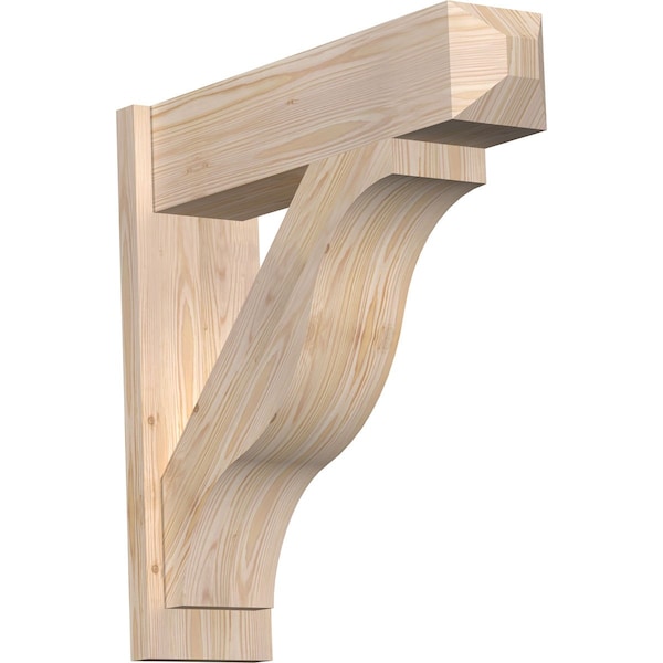 Ekena Millwork Funston Smooth Craftsman Outlooker, Douglas Fir, 7 1/2"W x 28"D x 28"H OUT08X28X28FST04SDF - main